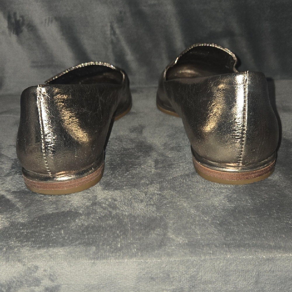 ANTONIO MELANI Shimmering Bronze Loafers - Picture 4 of 8